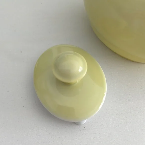 Vintage Arabia Finland Small Yellow Teapot Made in Finland - Picture 4 of 8